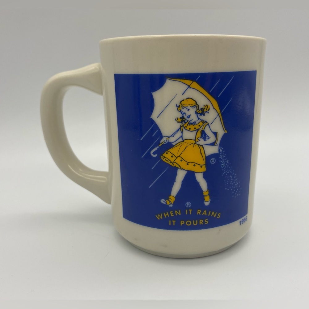 Set of 4 Morton Salt Ceramic Collector Coffee Mugs - Picture 9 of 11